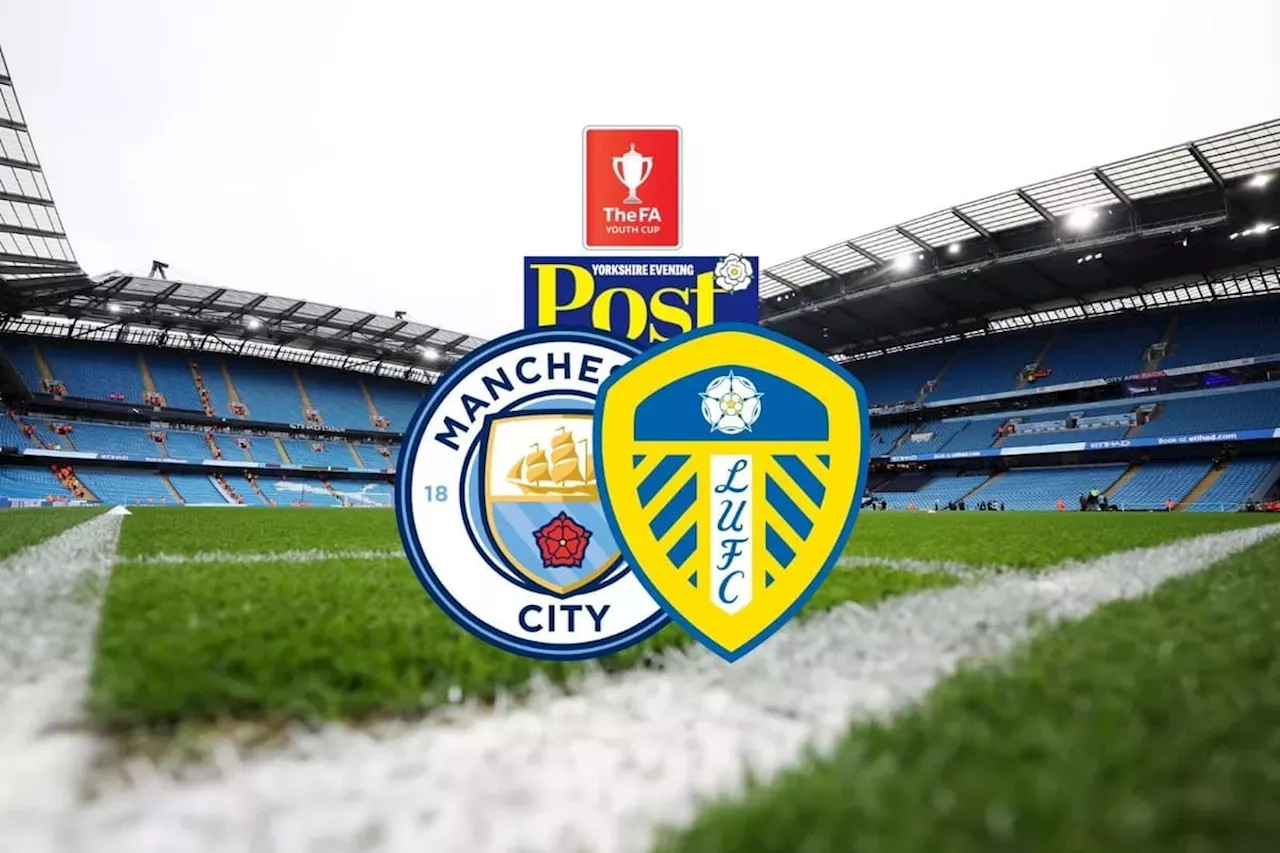 FA Youth Cup final live Manchester City v Leeds United first team