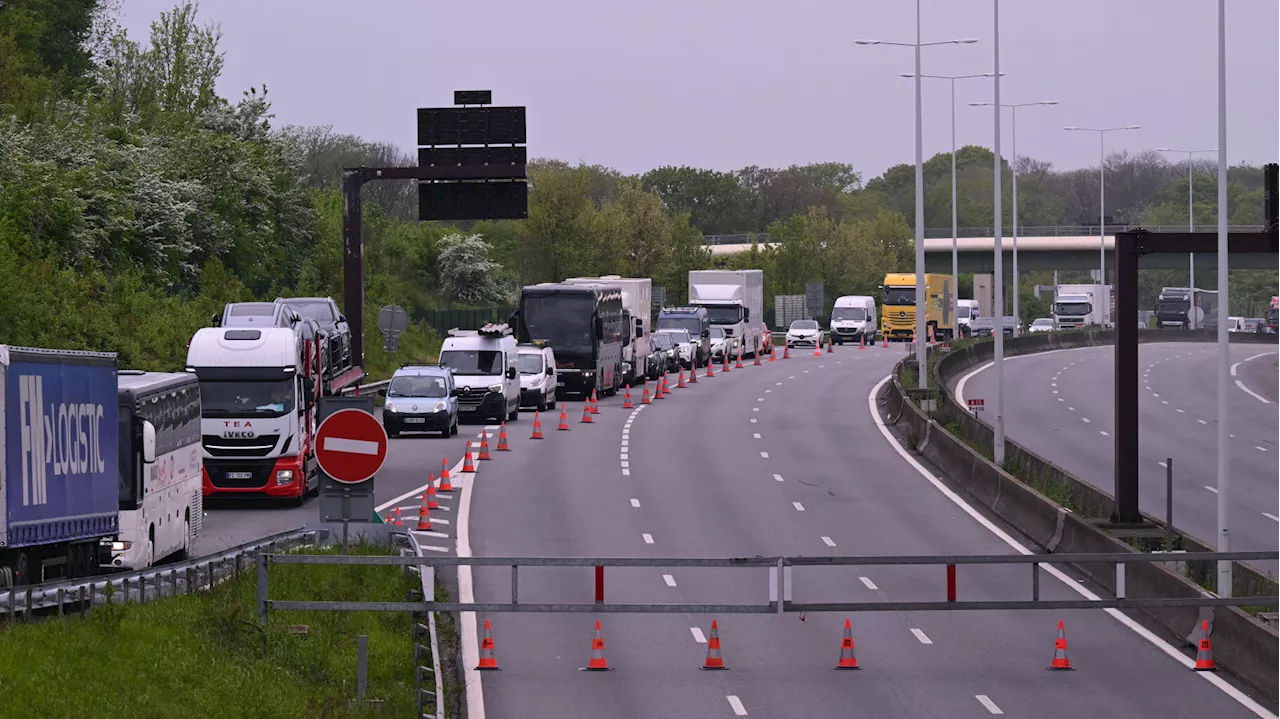 L’autoroute A13 a rouvert partiellement dans le sens province-Paris, sur une seule voie