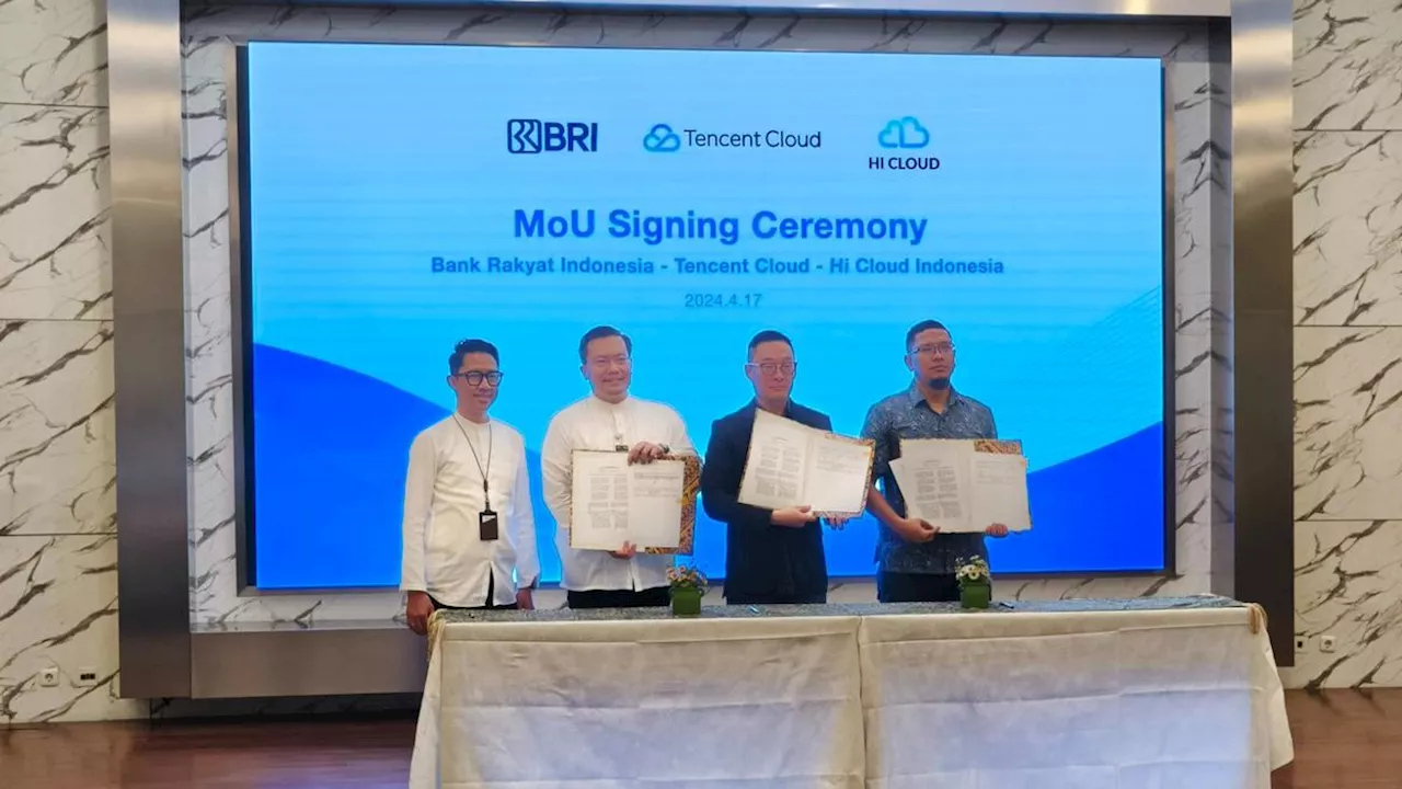 BRI Bermitra dengan Tencent Cloud dan Hi Cloud Indonesia untuk Perkuat Kapabilitas Digital