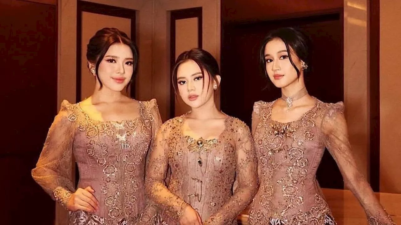 Jadi Bridesmaid Mahalini, Intip Potret Anggun Tiara Andini, Ziva Magnolya dan Keisya Levronka Berkebaya