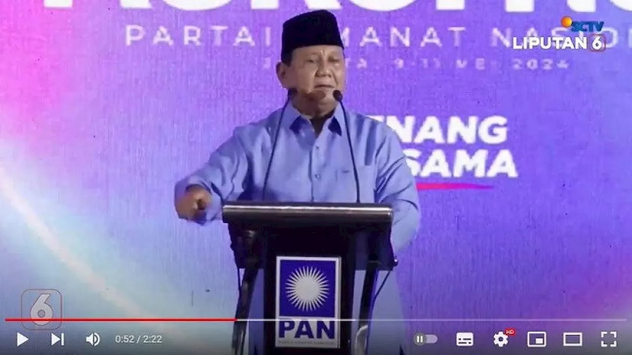 Prabowo: Kalau Tidak Mau Diajak Kerja Sama Jangan Mengganggu, Kita Lagi Mau Kerja Kok