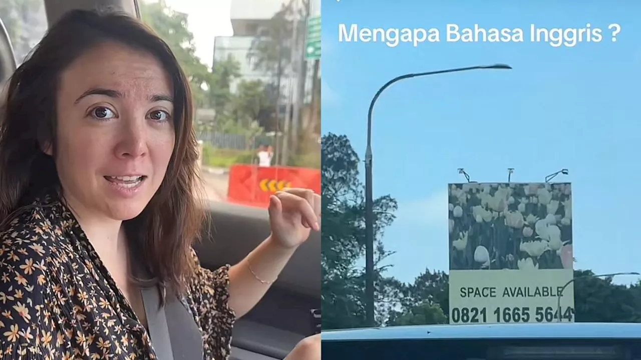 Turis Asing di Jakarta Bingung Iklan Papan Reklame Pakai Bahasa Inggris, Warganet Bantu Jawab