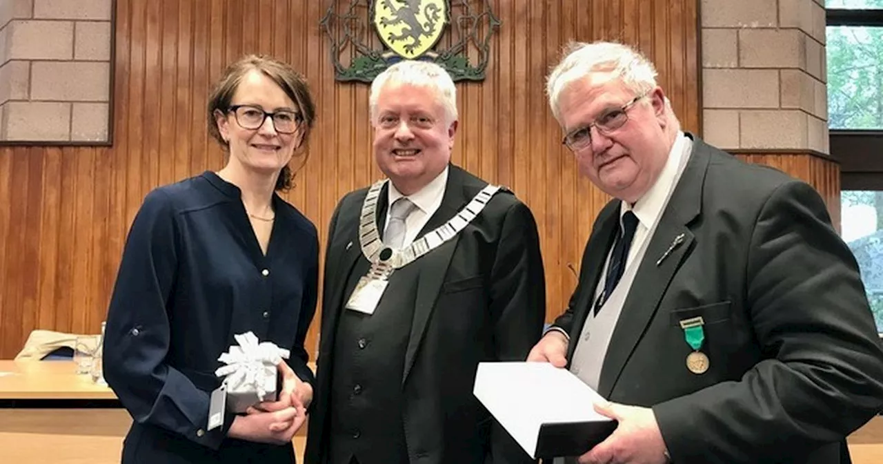 Long-serving servants of Ribble Valley honoured and thanked by mayor