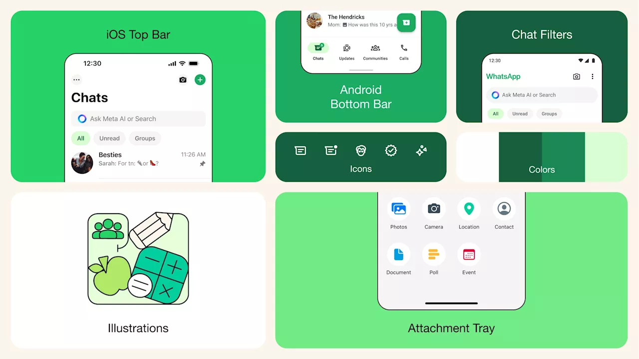 WhatsApp Gives Its Android And IOS Apps A New, Unified Design Update