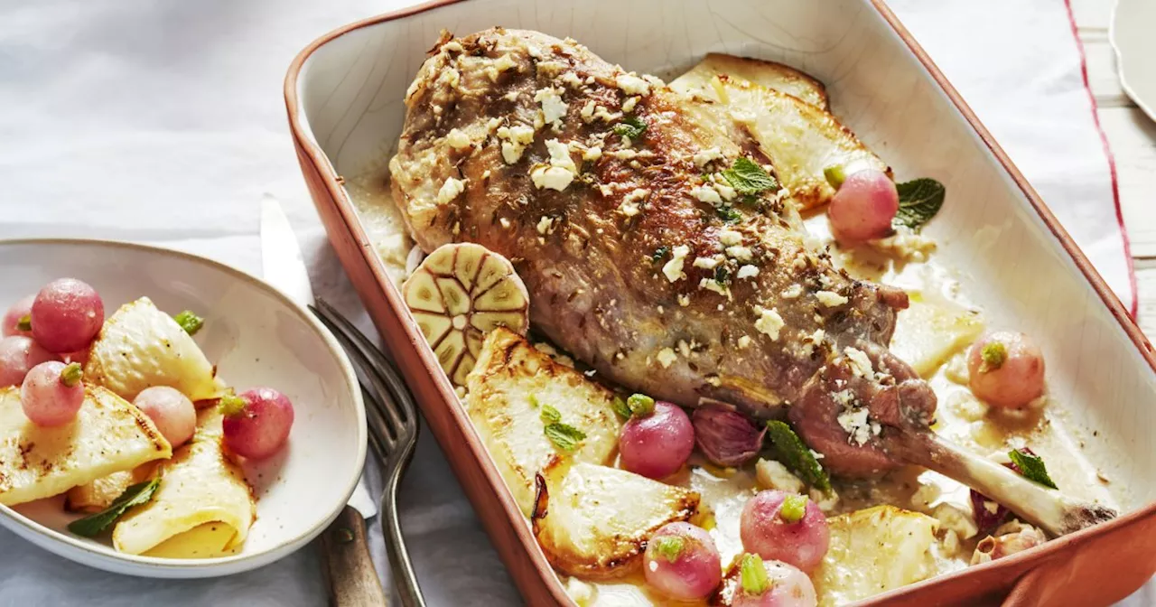 Gigot de chevreau au miel