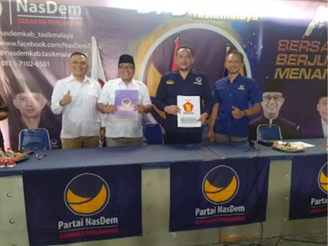 Pilkada Kabupaten Tasikmalaya, NasDem dan Gerindra Sepakat Berkoalisi