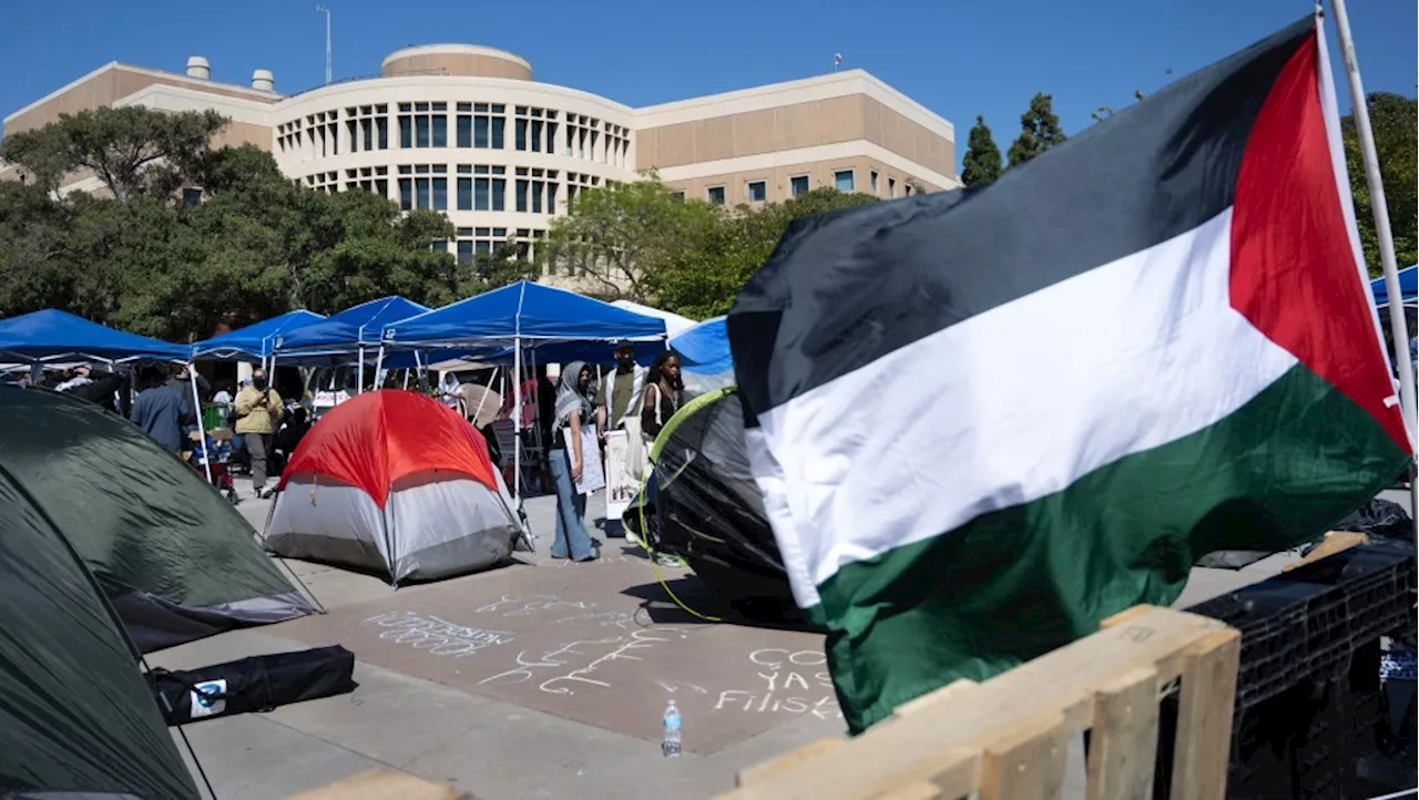 UC Irvine sends suspension notices to several students in the pro-Palestinian encampment on campus