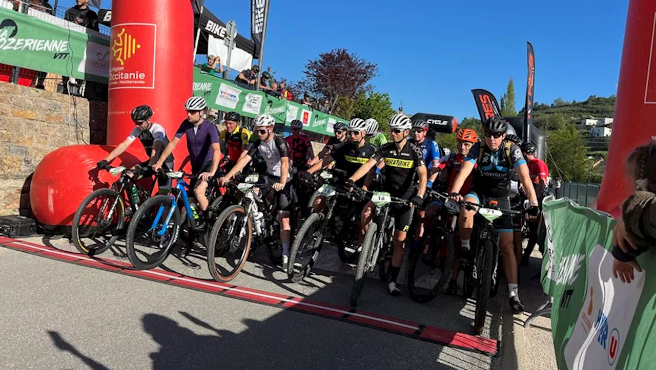 La Lozérienne VTT a lancé son top départ à Bourgs-sur-Colagne, réunissant 600 cyclistes