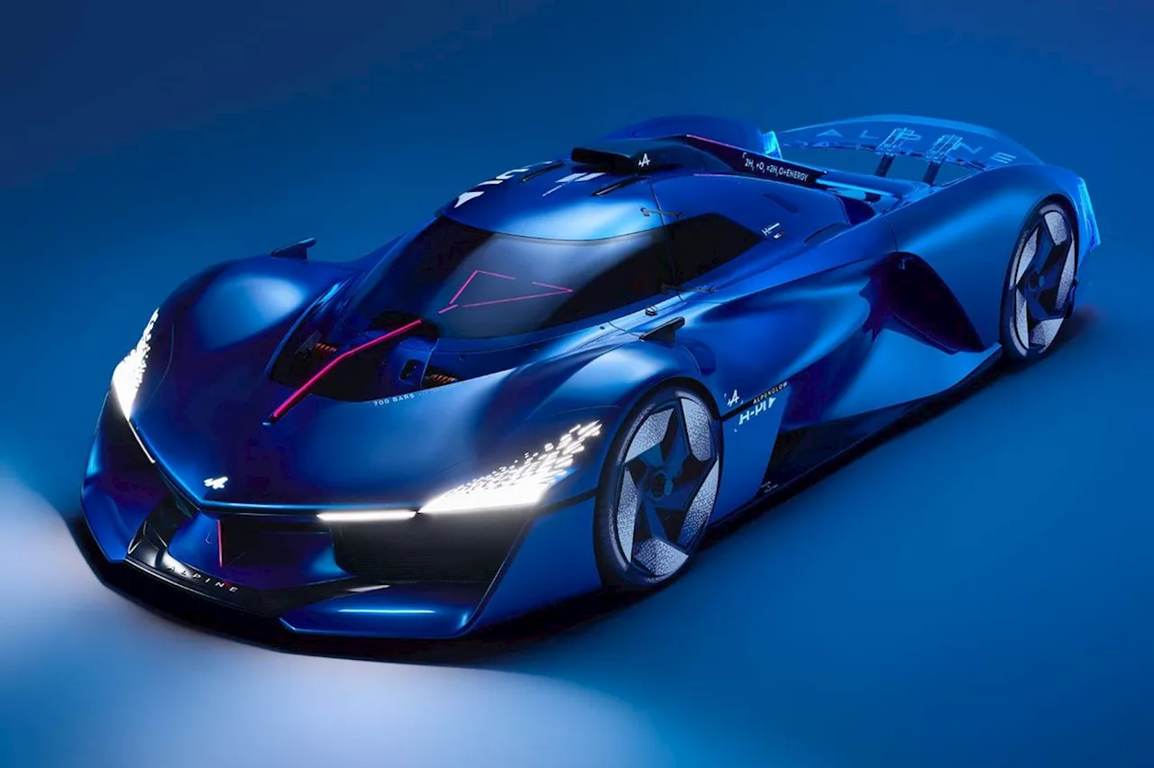 Alpine reveals Alpenglow Hy4 hydrogen combustion prototype at Spa