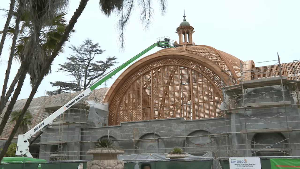 3 years later, a sneak peek inside Balboa Park's Botanical Building restoration