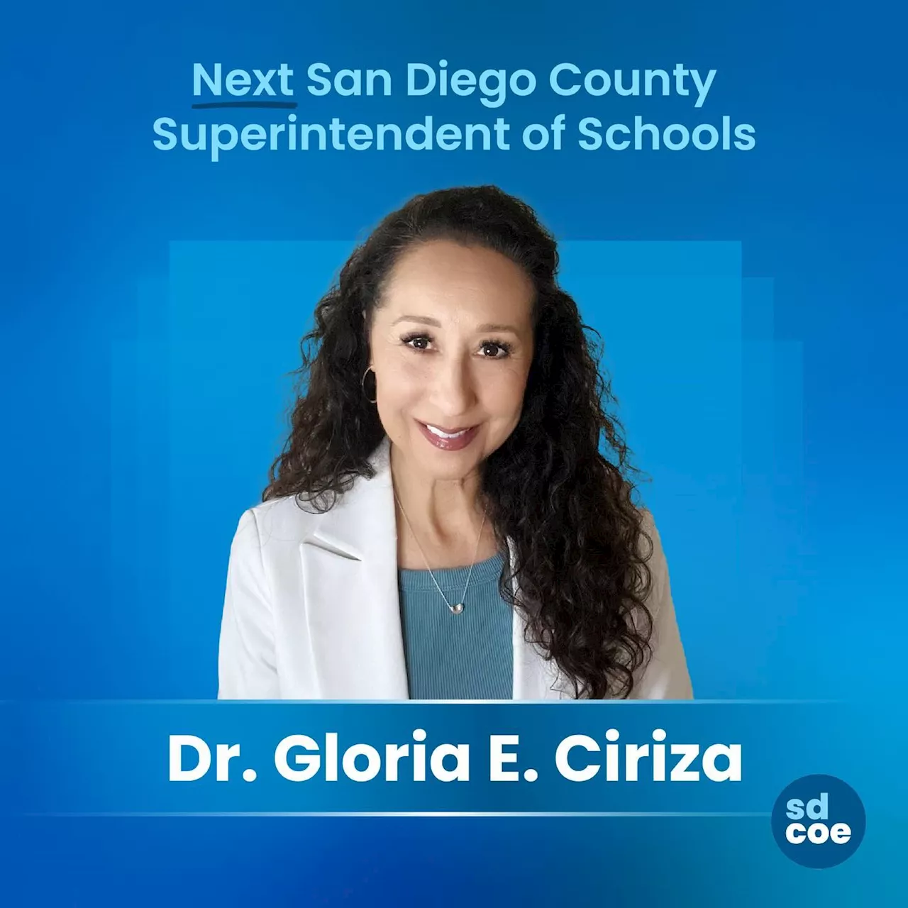 Gloria Ciriza becomes first woman elected as San Diego County Schools superintendent