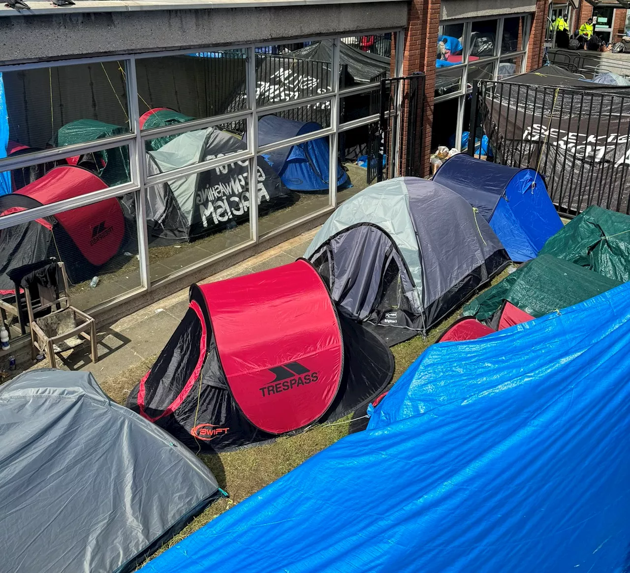 Homeless charity threatened to be 'burned' for giving tents to asylum seekers