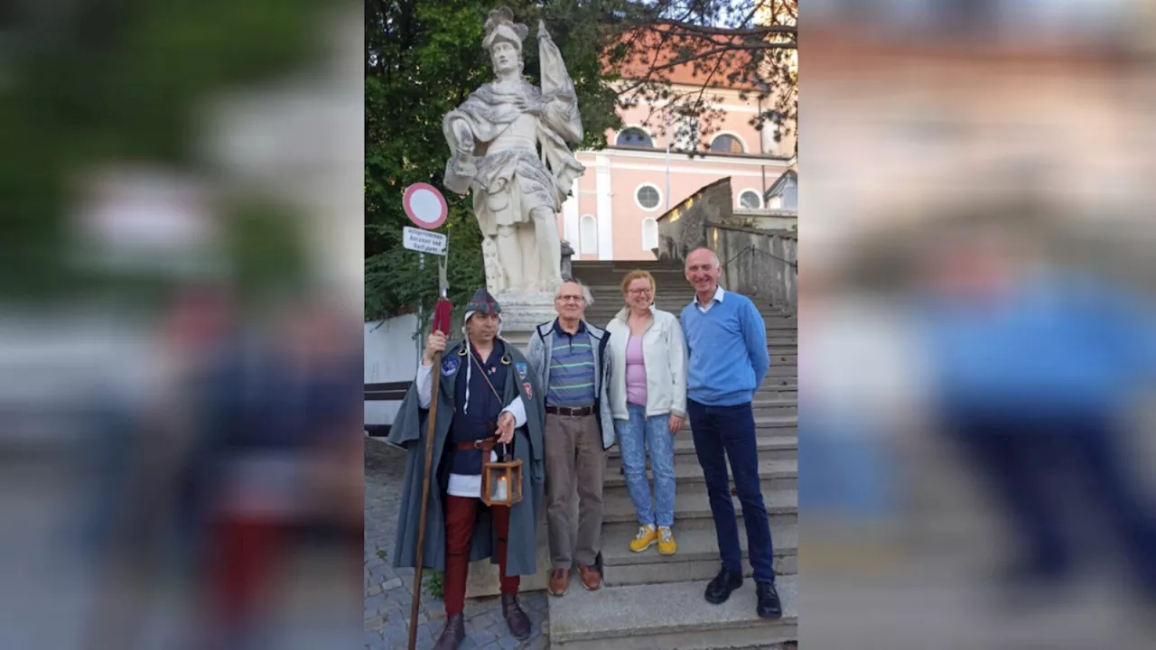 Marterl-Radtour: Heilige Florian und Nepomuk standen im Mittelpunkt