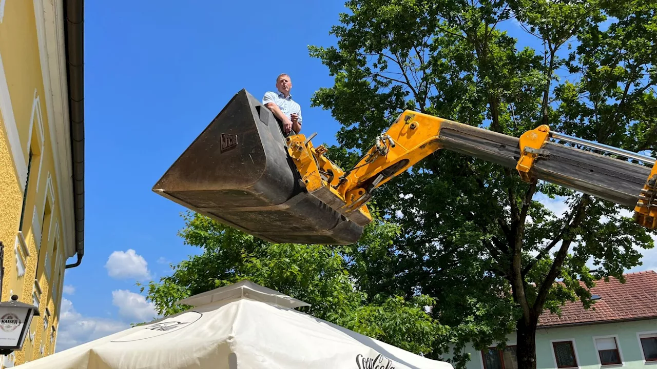 Vogel in Dachrinne gefangen: Außergewöhnlicher FF-Einsatz