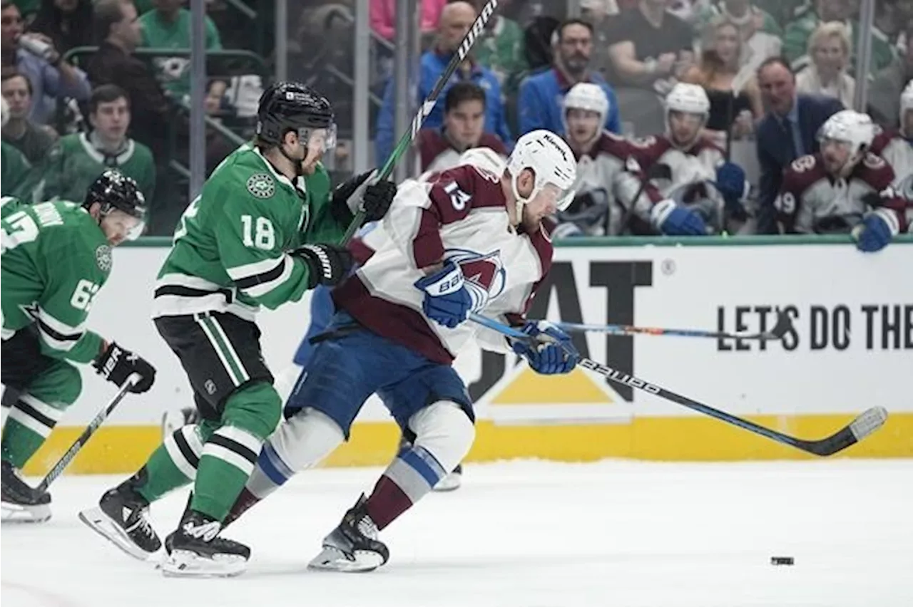 Heiskanen scores 2 power-play goals, Stars beat Avs 5-3 to even series