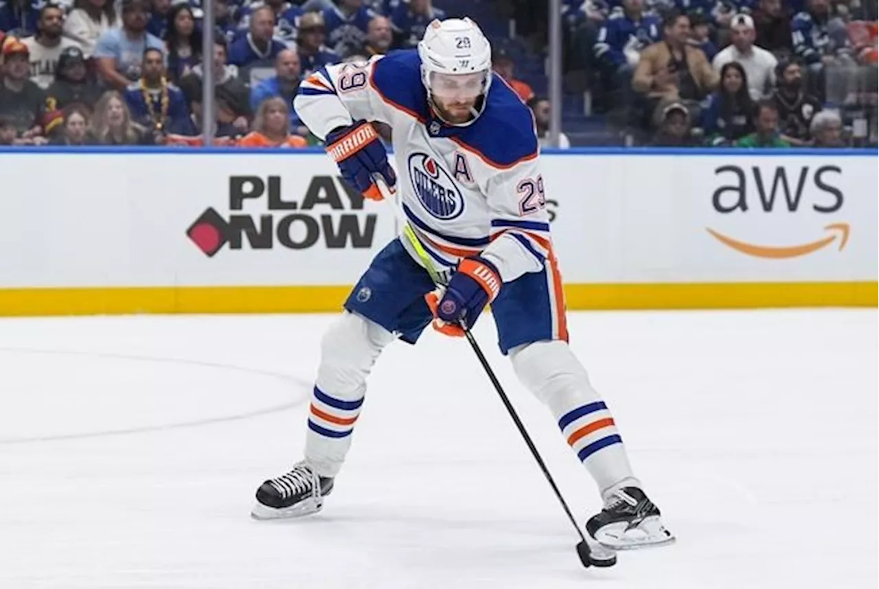 Oilers star Leon Draisaitl questionable for Game 2 vs. Canucks