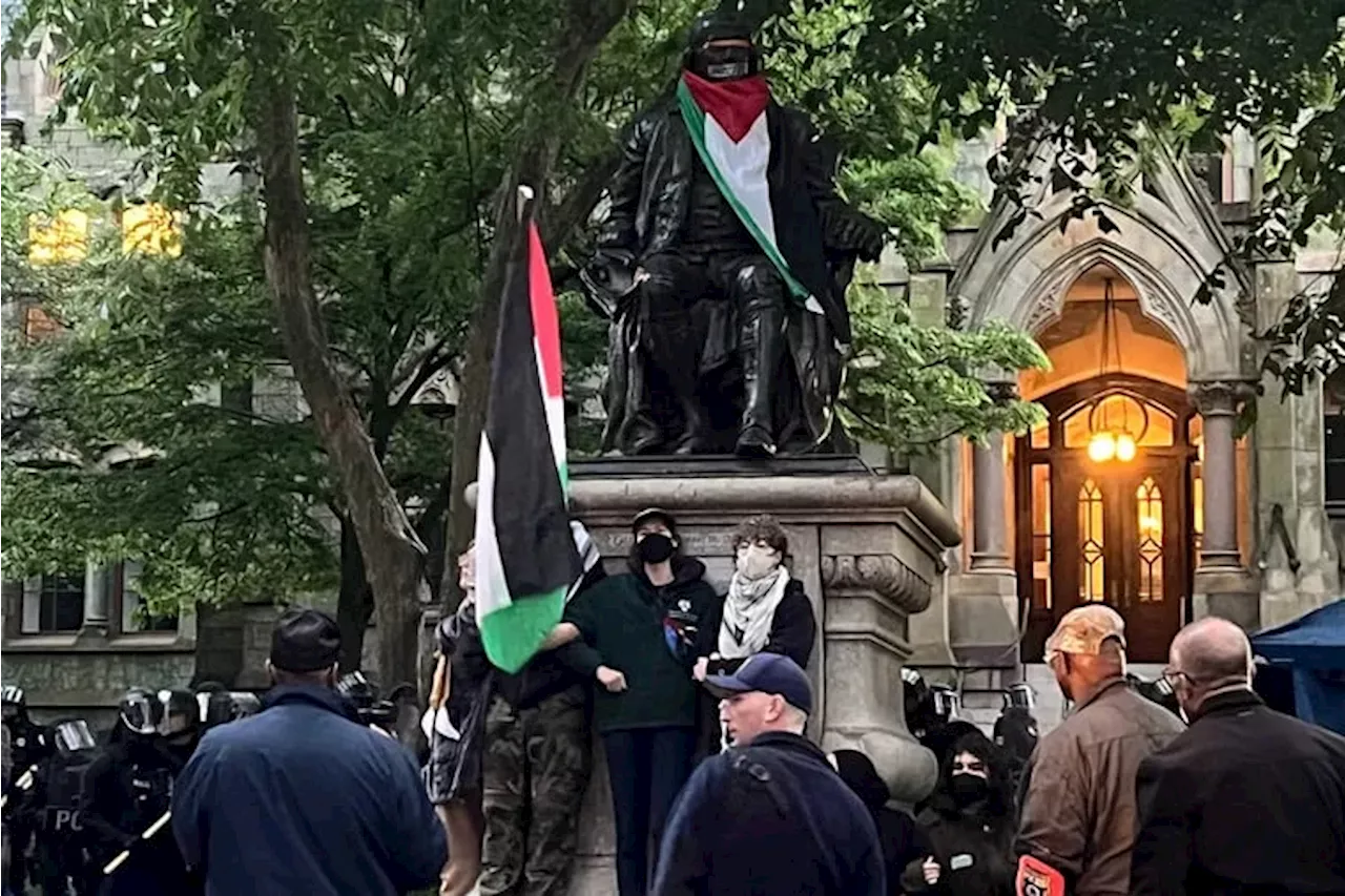 Police move to disband Penn encampment, several protesters arrested