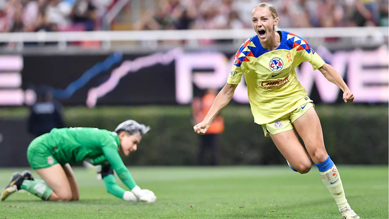 América Femenil vence a Chivas y pone pie y medio en Semifinales