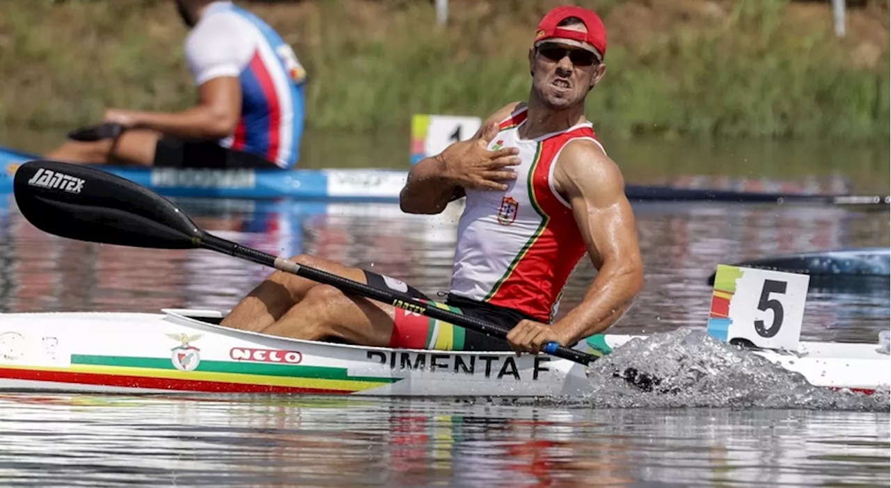 Pimenta e Portela na final de K2 500 metros da Taça do Mundo de Szeged