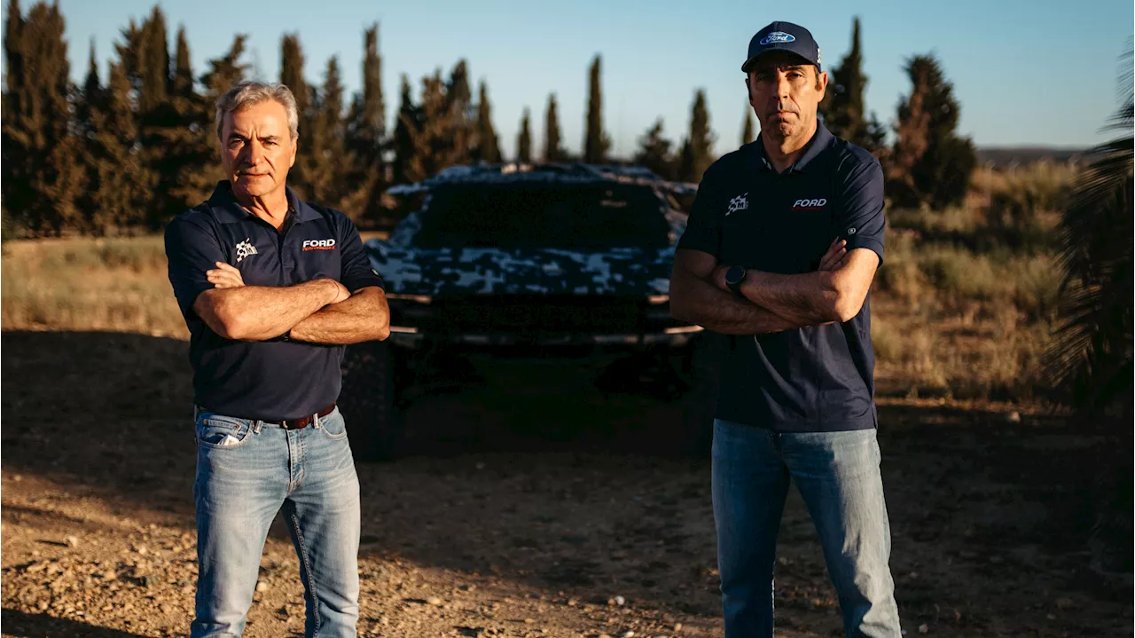 Carlos Sainz y Nani Roma correrán el Dakar 2025 a los mandos de un Ford