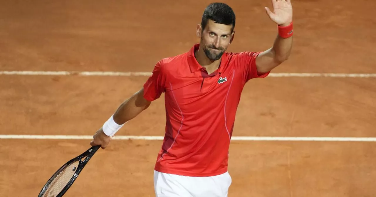 Djokovic gana su primer duelo en Italia tras casi un mes alejado de la cancha