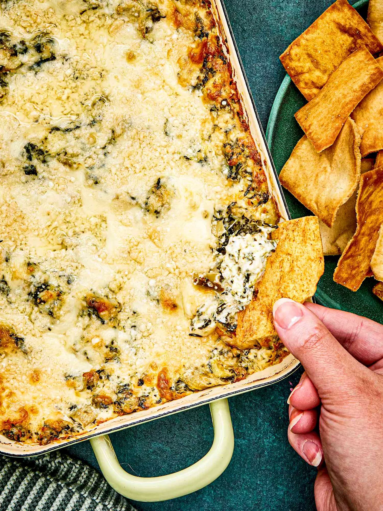 The Easiest, Creamiest Hot Spinach-Artichoke Dip