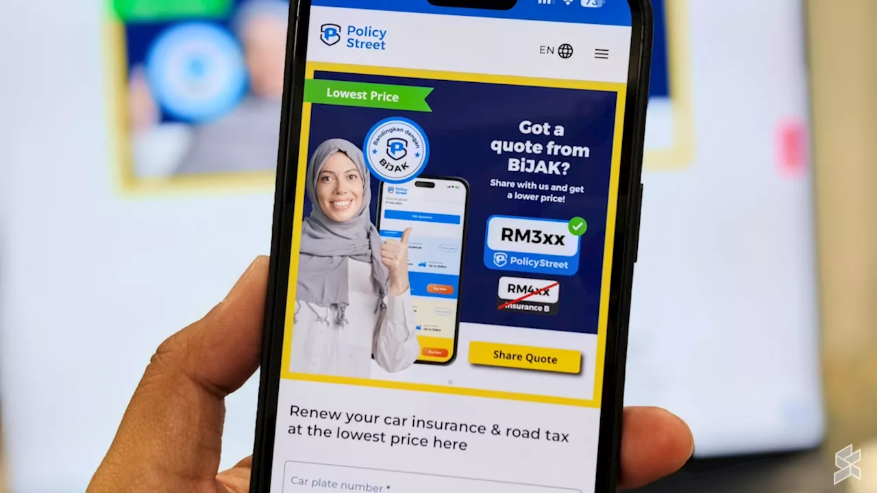 PolicyStreet looking to establish official ties with JPJ for road tax renewal service