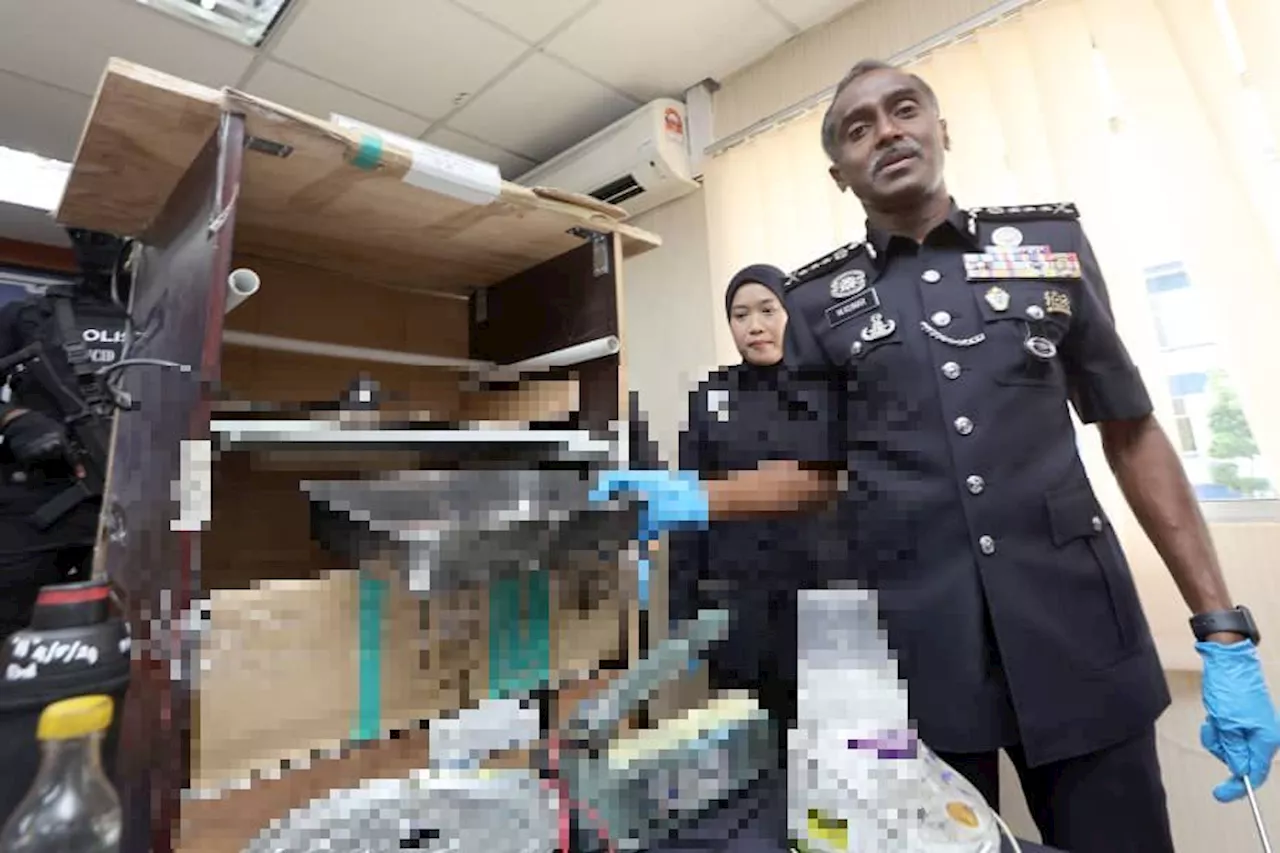 75-year-old woman among four nabbed in RM4mil drug bust in Pontian