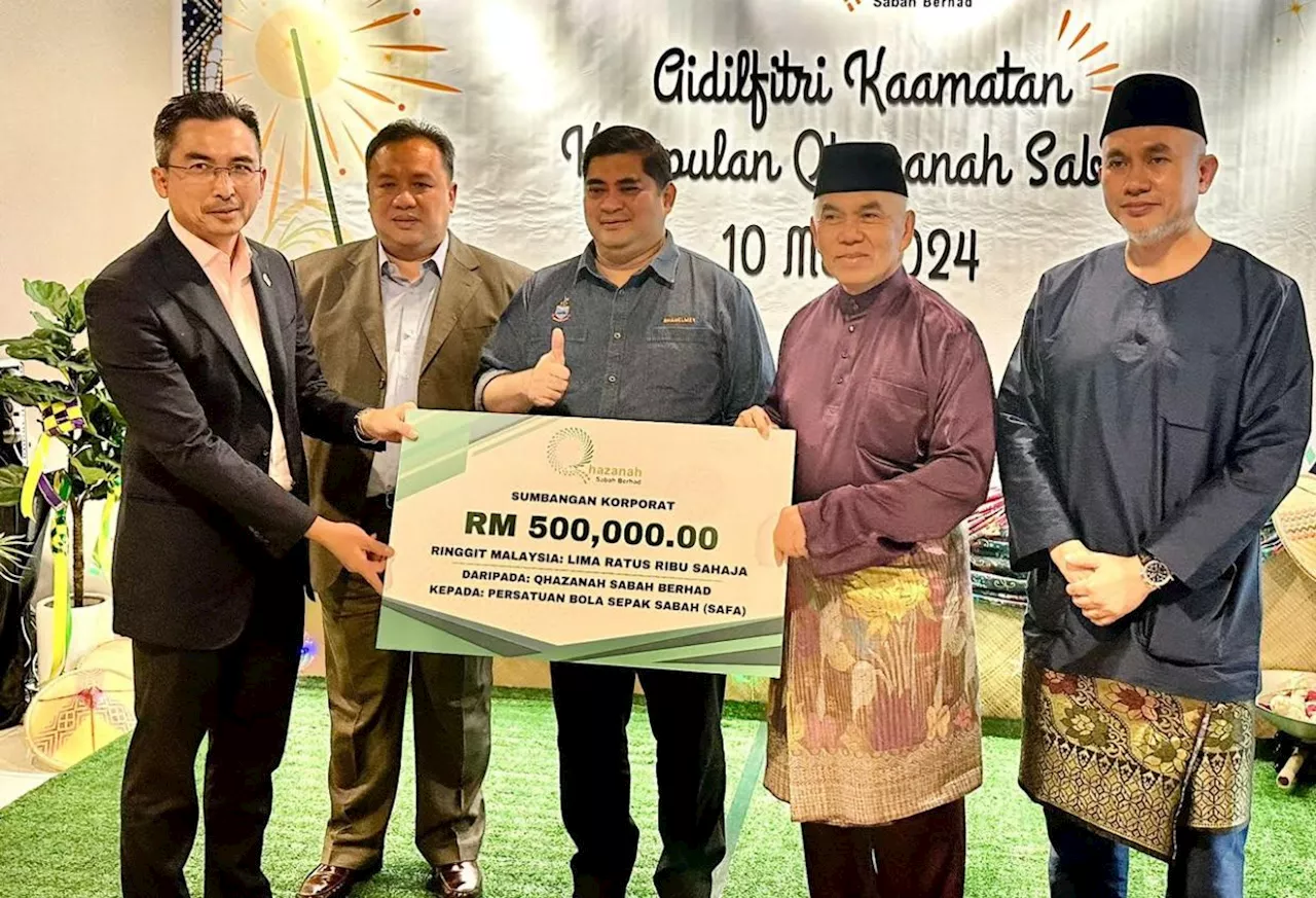 Qhazanah Sabah providing RM500,000 annual sponsorship to Sabah FA