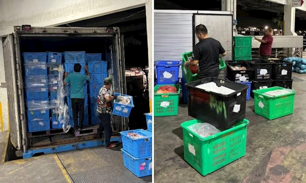 2 trucks checked at Woodlands Checkpoint found with 1.6 tonnes of illegally imported produce