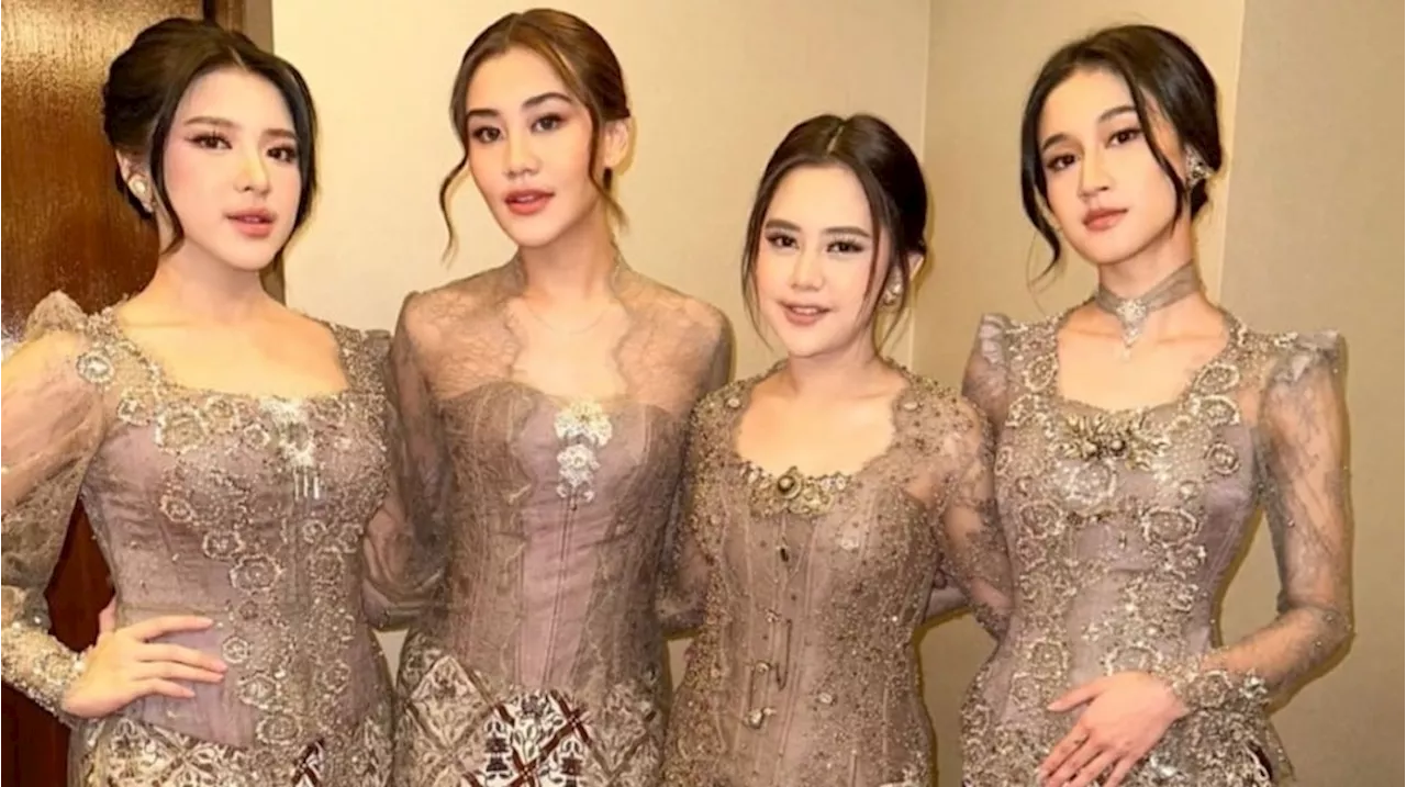 Jadi Bridesmaid di Pernikahan Mahalini dan Rizky Febian, Aaliyah Massaid hingga Tiara Andini Cantik Berkebaya Cokelat