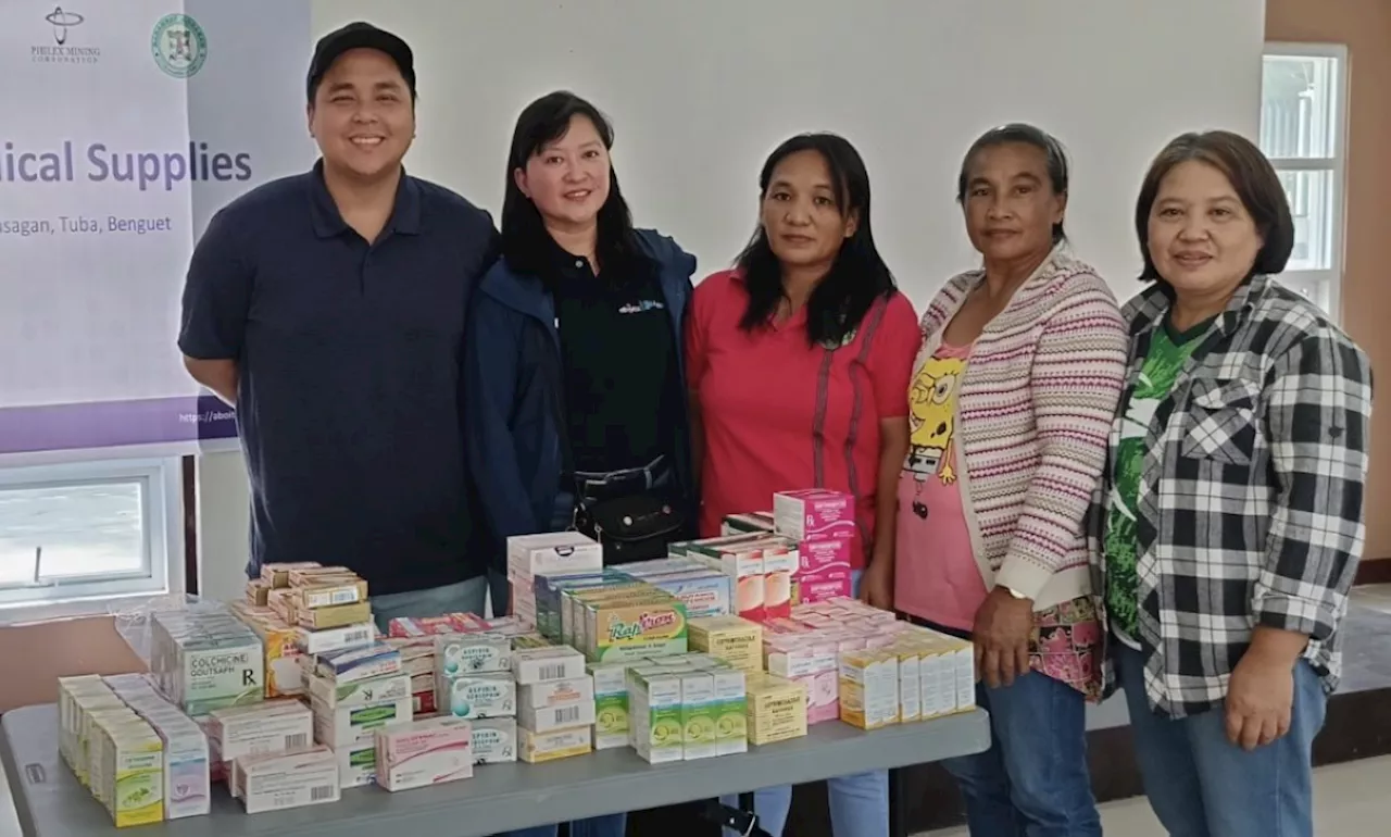 AboitizPower, Philex Mining Corp. donate medicines to Barangay Ansagan