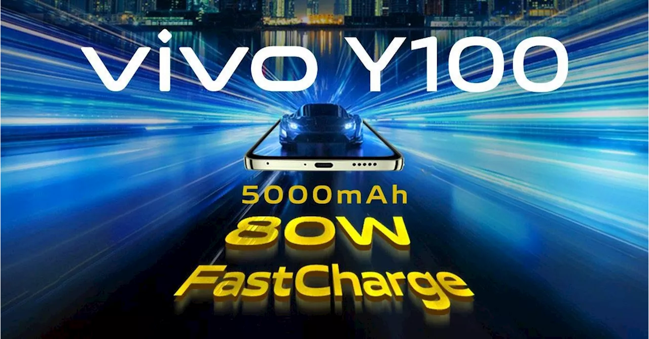 How vivo Y100's 80W Fast Charge helps you maximize productivity