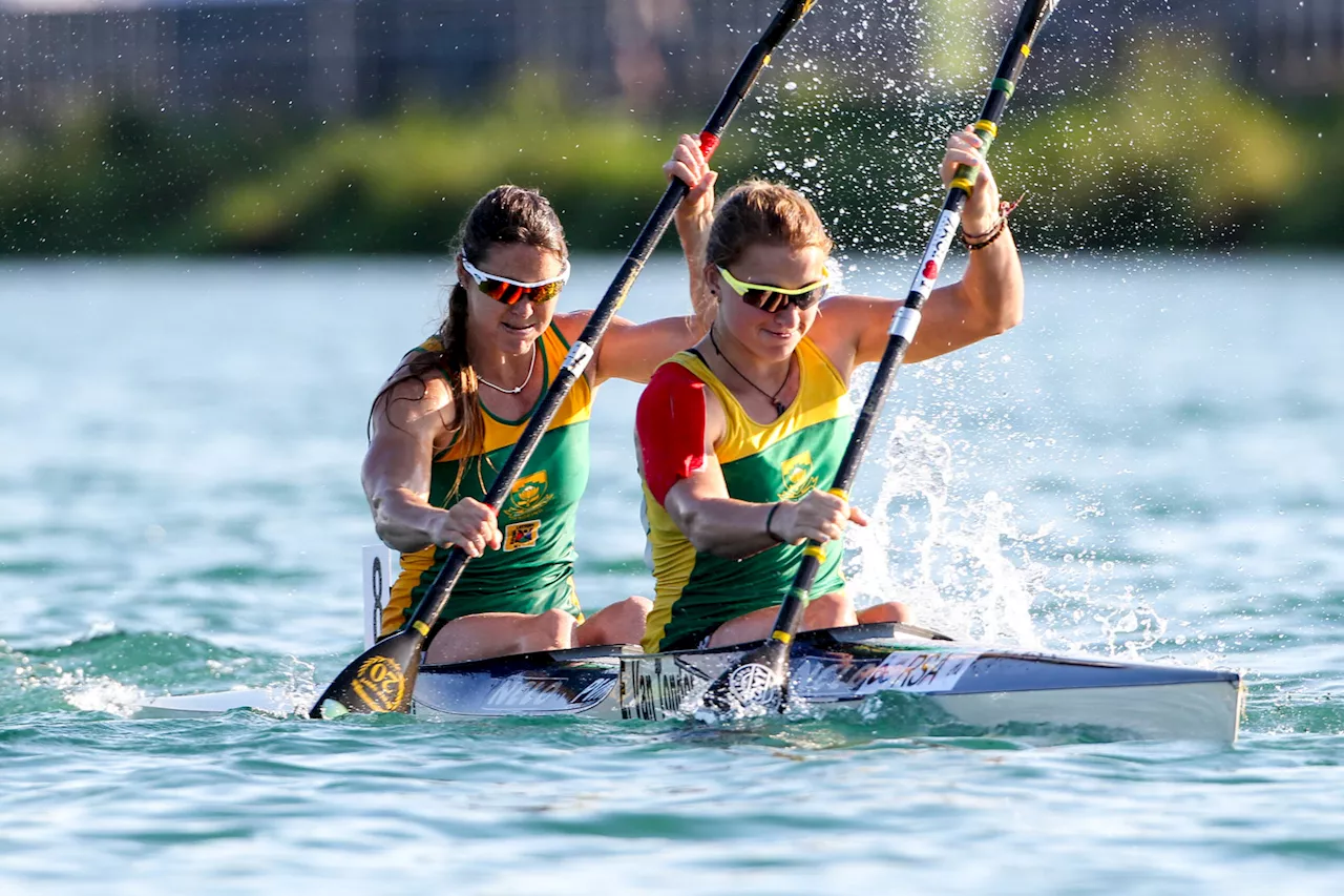 Olympic canoeists in action at World Cup in Hungary