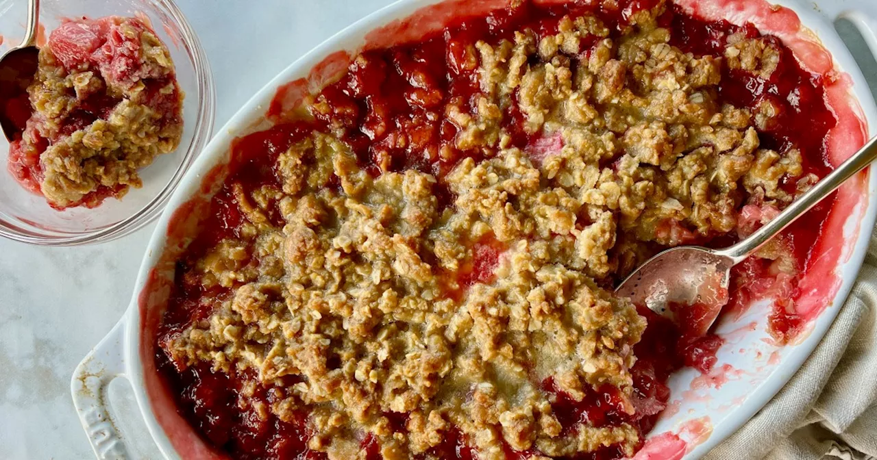 Strawberry Rhubarb Crisp Recipe