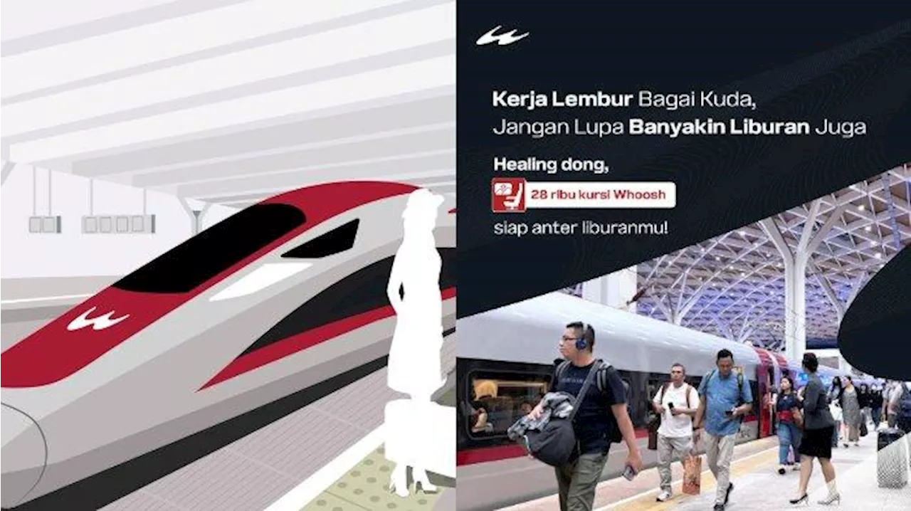 Promo Long Weekend Tiket Whoosh Berlaku hingga 12 Mei 2024, Sediakan 28 Ribu Tempat Duduk per Hari