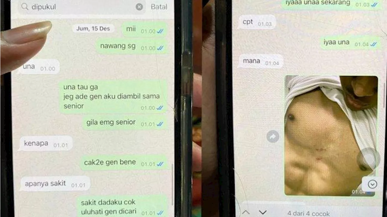 Sebelum Tewas, Putu Satria Curhat ke Pacar Sering Dipukuli Senior, Kirim Foto Bukti Kekerasan