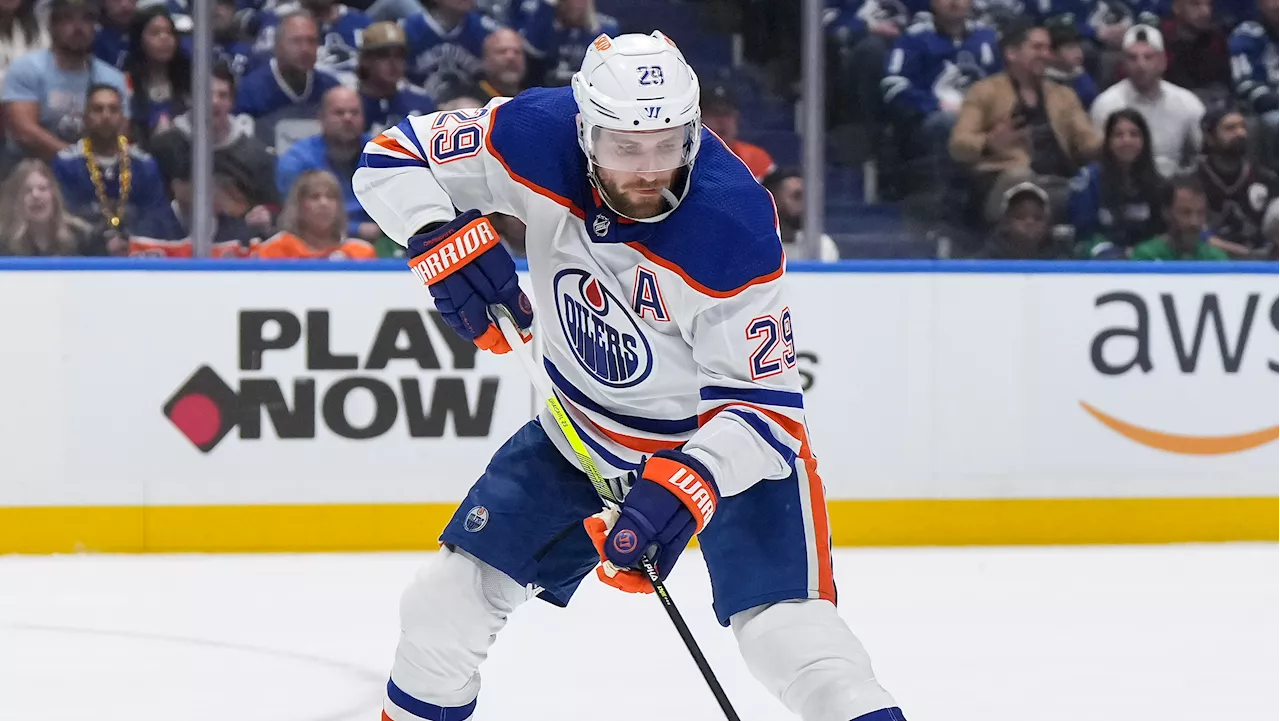 Oilers' Draisaitl questionable for Game 2 vs. Canucks