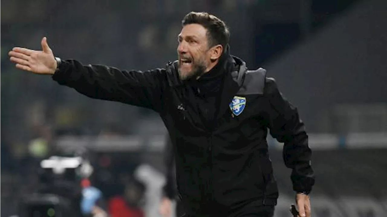 Frosinone, Di Francesco: 'Stasera serve coraggio, che ci ha sempre contraddistinto'