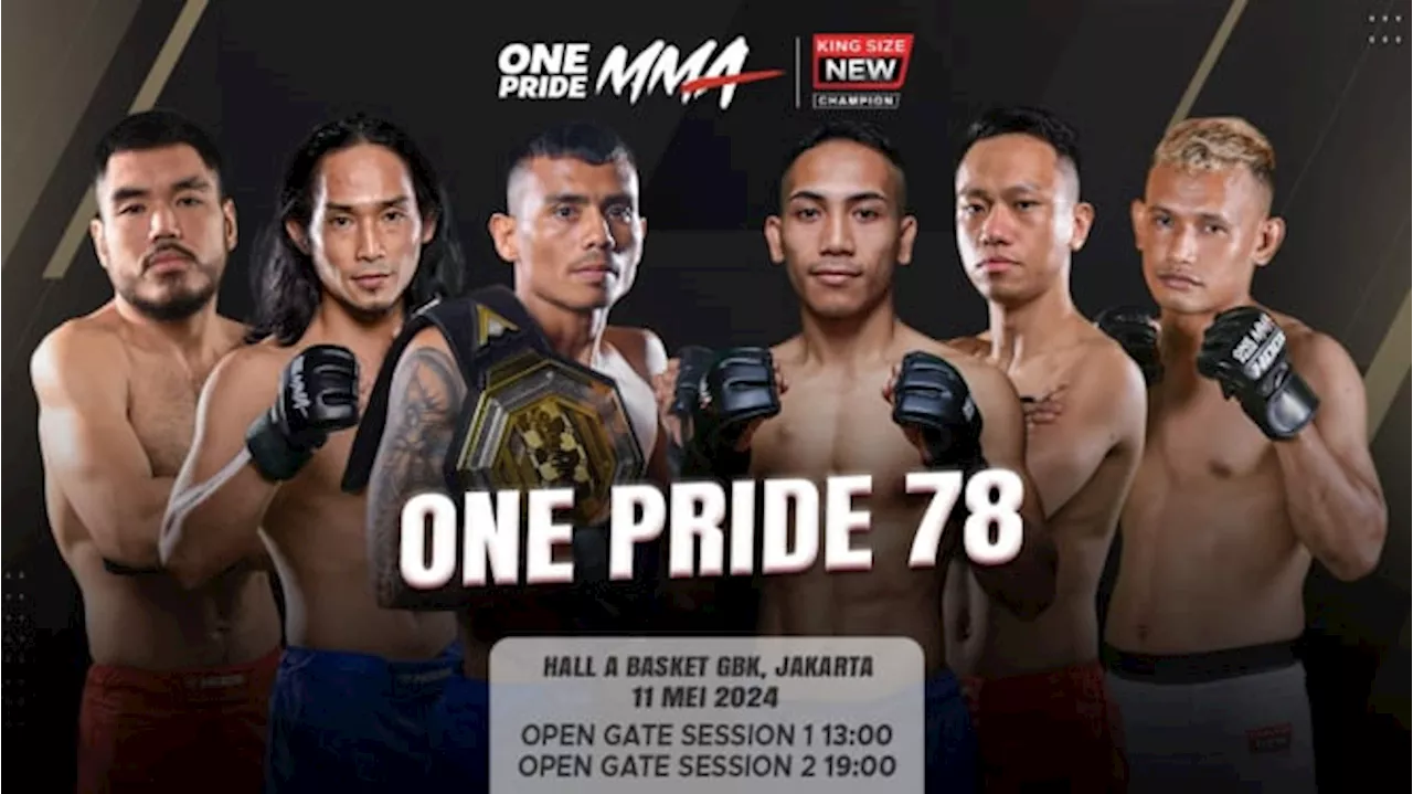 One Pride MMA 78 Digelar Sabtu Ini, Angga The Hitman Kembali Naik Oktagon