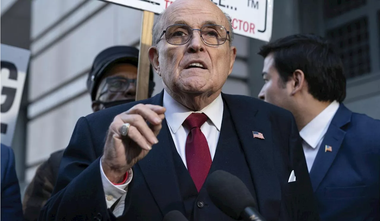 Rudy Giuliani suspended by WABC Radio for flouting ban on discussing discredited election claims