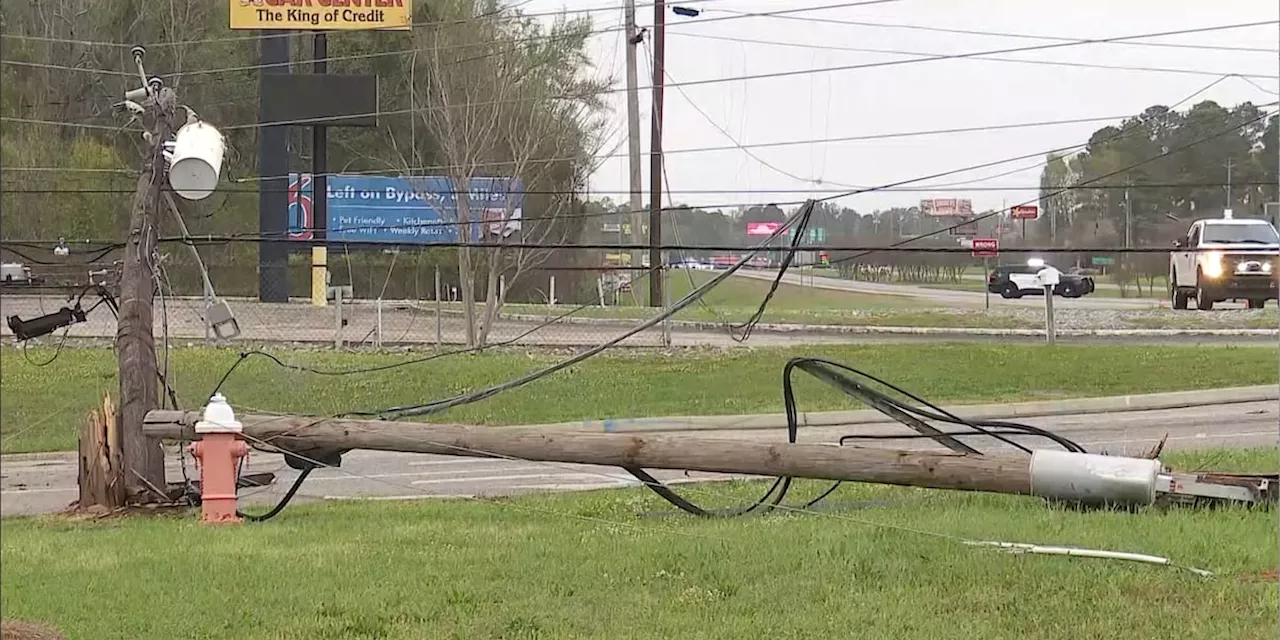 Dothan Utilities warns of downed power lines ahead of overnight severe weather