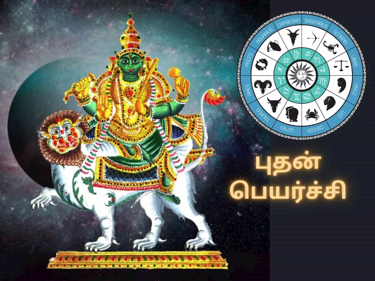 புதன் பெயர்ச்சி.... மேஷம் முதல் மீனம் வரை... அதிர்ஷ்ட ராசிகள் எவை..!