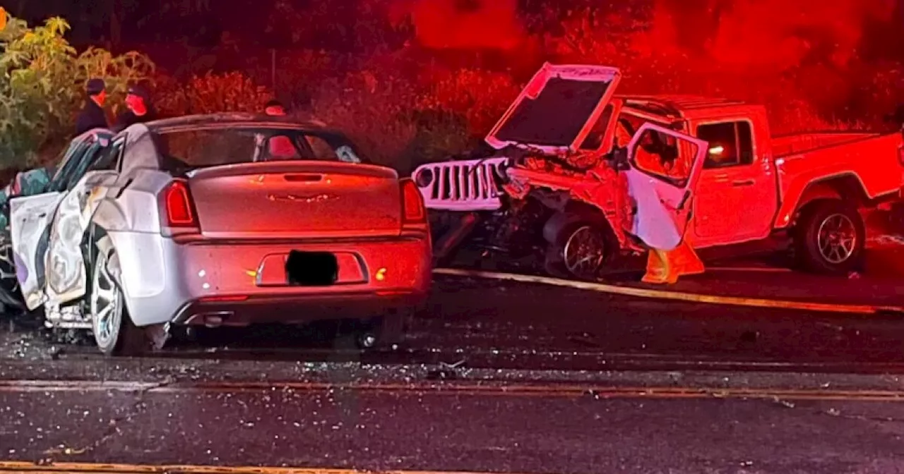 Four killed, one in critical condition in Fallbrook head-on crash overnight