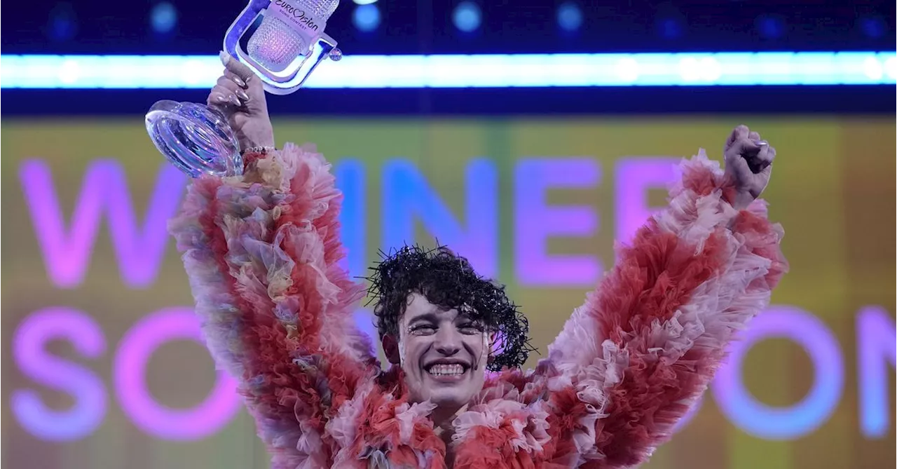 Switzerland’s Nemo wins 68th Eurovision Song Contest as event marked by protests over Gaza war