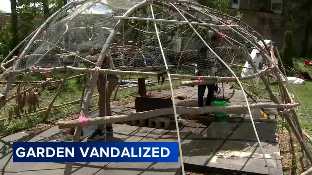 Chicago First Nations Garden in Albany Park vandalized