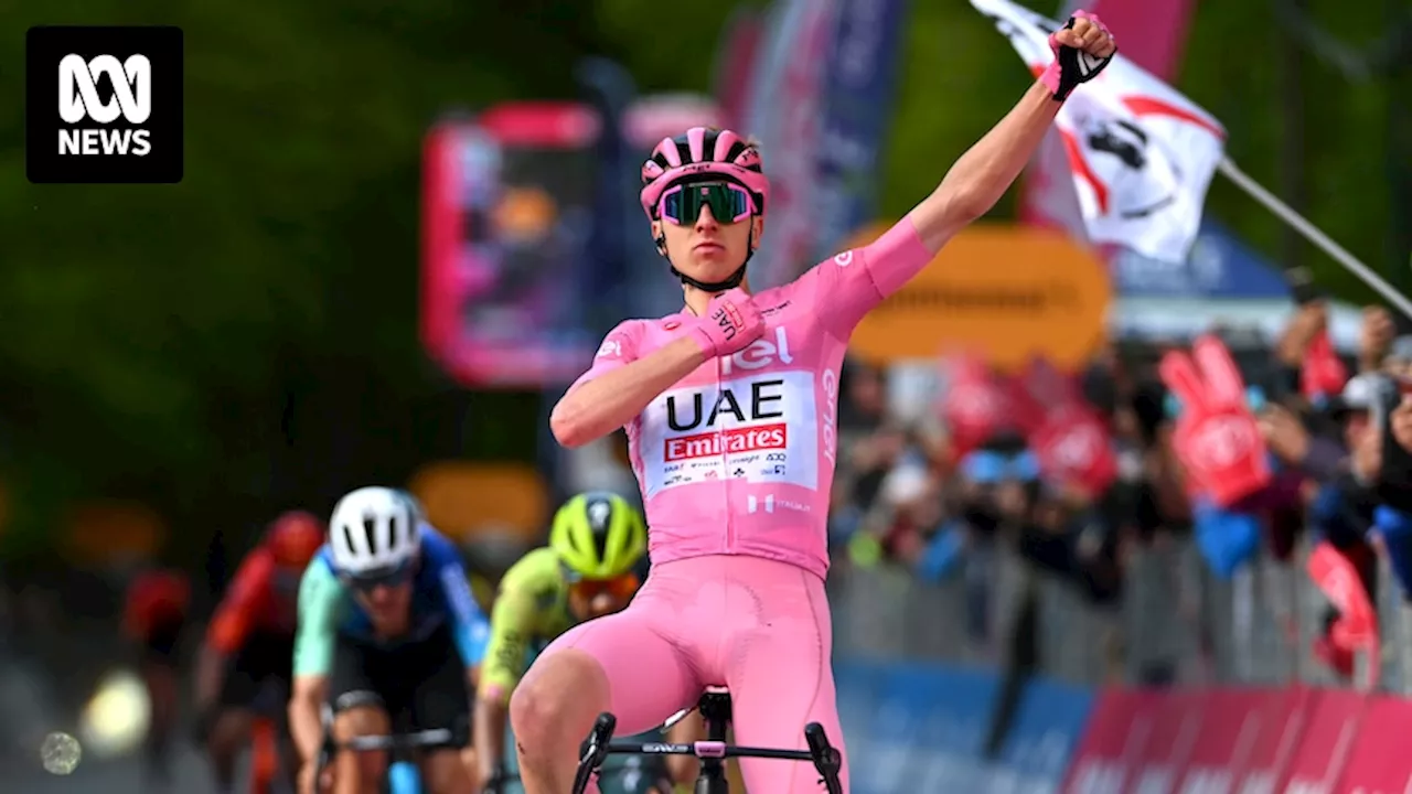 Australian Ben O'Connor third in Giro d'Italia stage eight as Tadej Pogačar posts another win