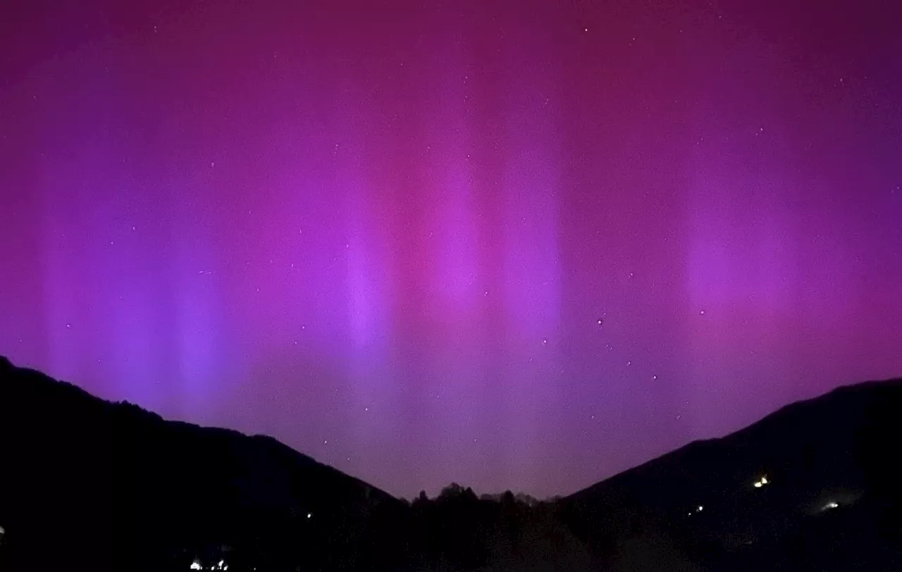 'Une nuit extraordinaire' : des aurores boréales illuminent les Pyrénées-Orientales