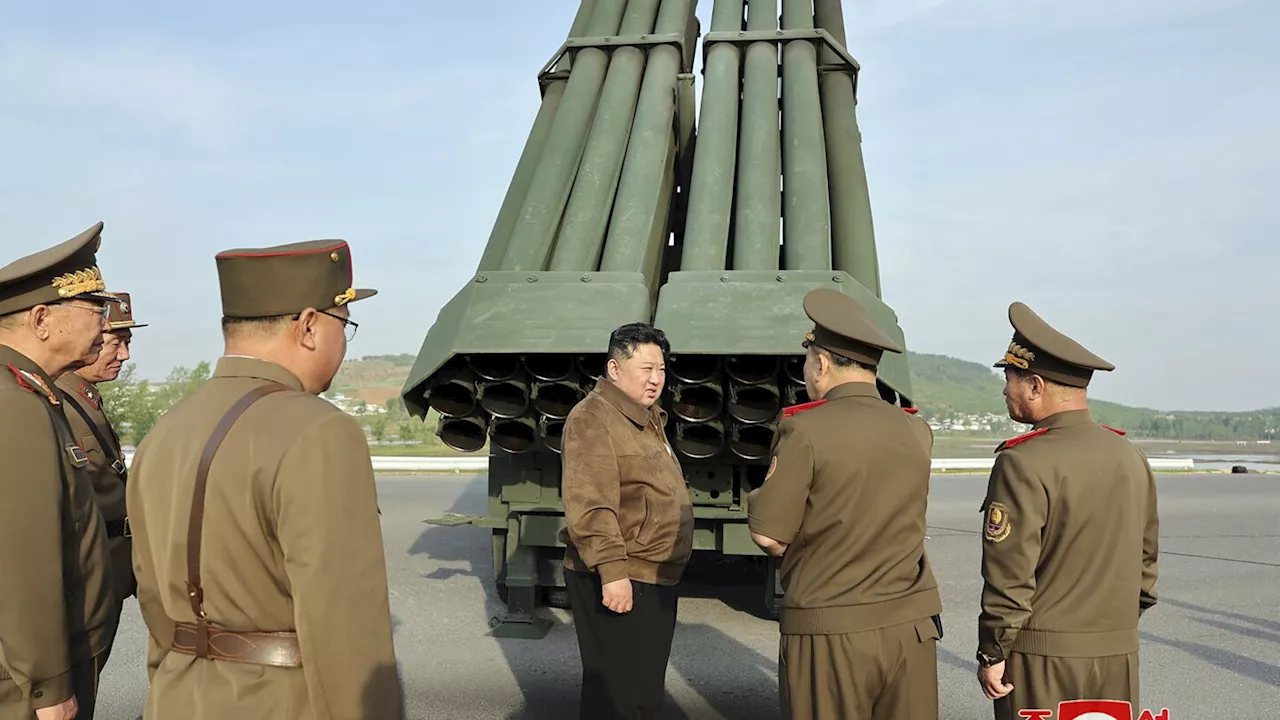 North Korean leader Kim supervises latest test of new multiple rocket launcher