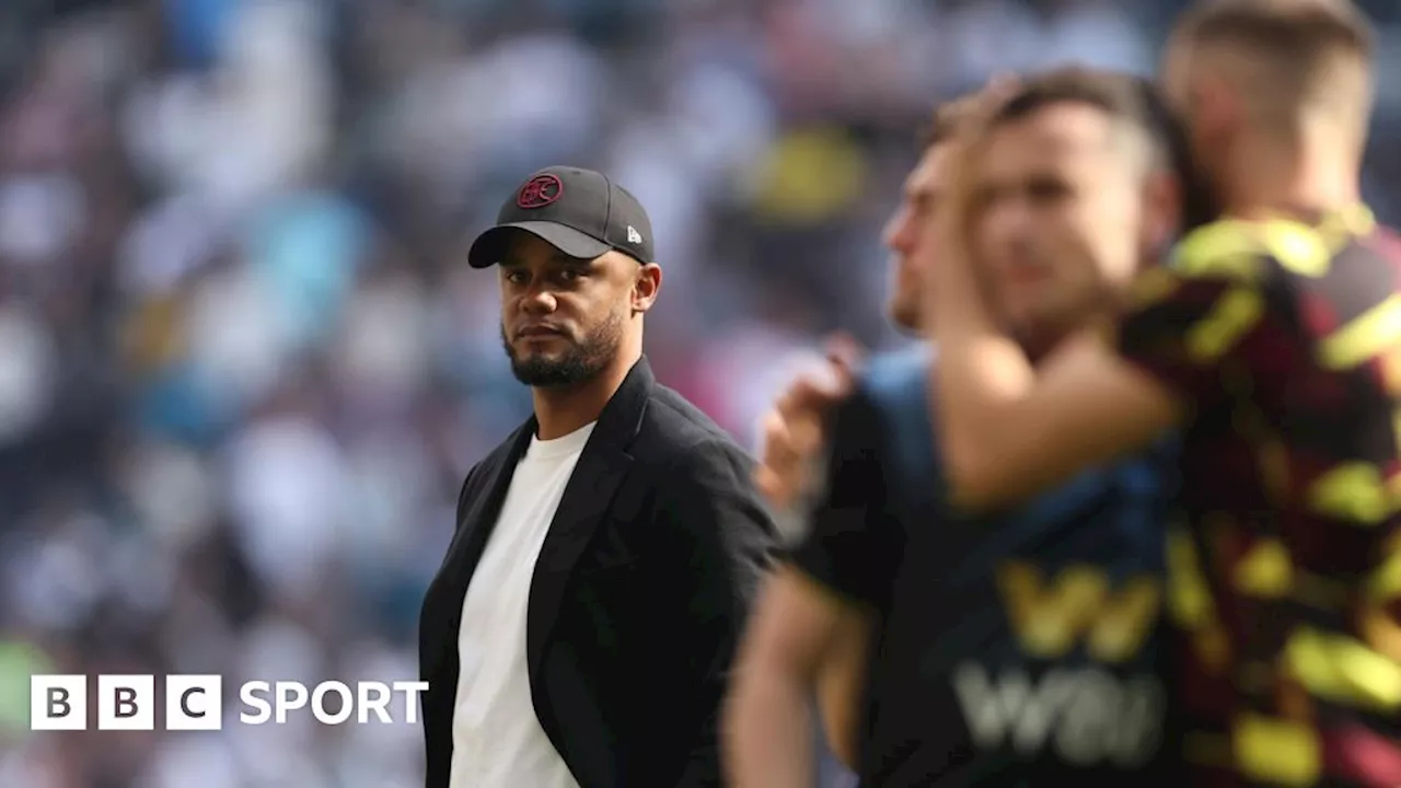 Burnley relegated: Vincent Kompany on club's relegation from the Premier League